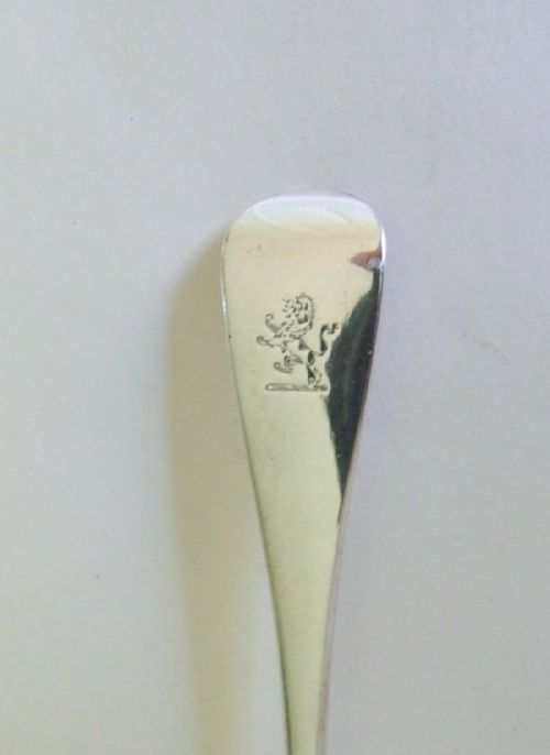 fig 1. A Victorian silver butter knife by George Adams.
