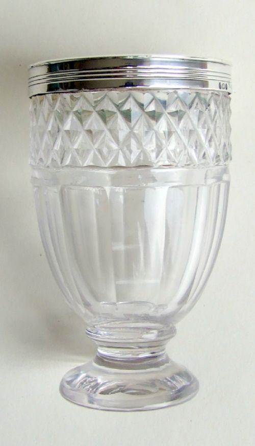 A Rare Georgian Silver Mounted Dry Mustard/spice Jar.