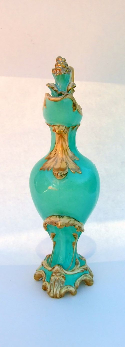 fig 2. A fabulous Victorian ceramic cologne flask by Alcock.