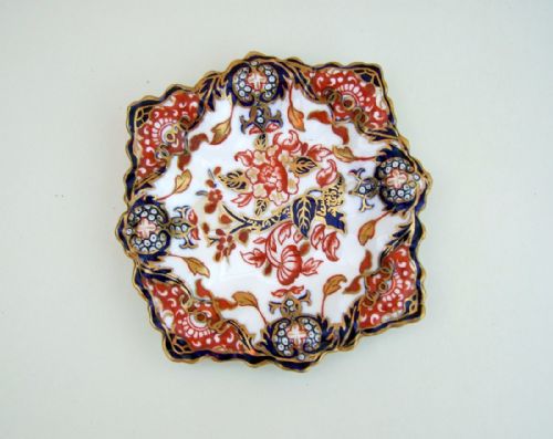 A Victorian Crown Derby Imari Trinket Dish.