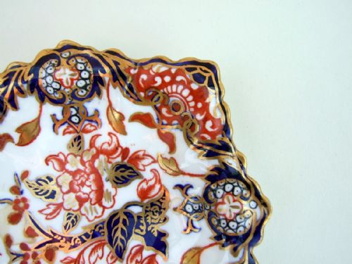 fig 1. A Victorian Crown Derby Imari trinket dish.