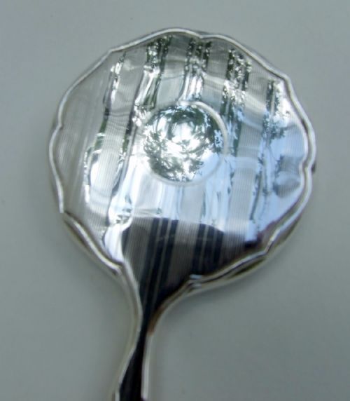 fig 1. A charming George V silver chatelaine mirror.