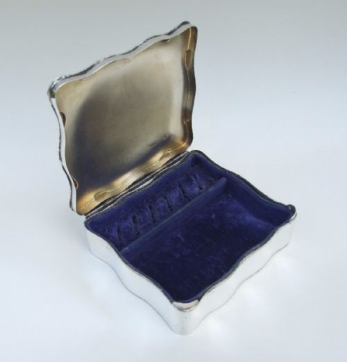 A Large George V Silver Jewel/ring Box.