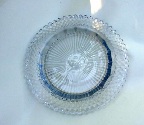 An Extremely Rare Regency Cut Glass Decanter Coaster.