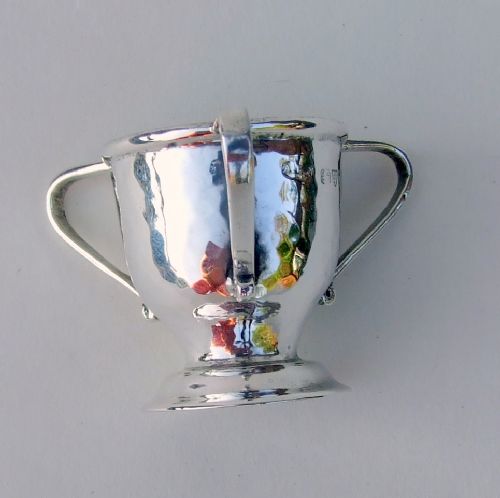 A Gorgeous Miniature Tyg/loving Cup by a E Jones.