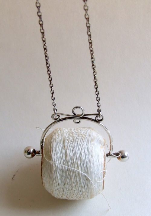 fig 1. A rare early George V silver cotton holder . Sewing interest.