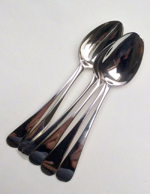 A Set of Bateman Family Georgian Silver Teaspoons.