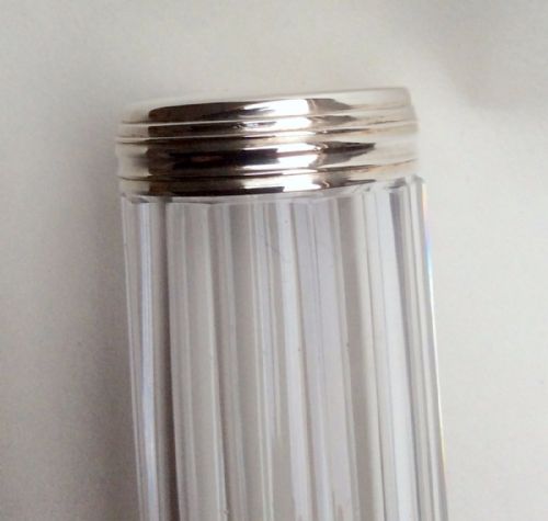 fig 1. A silver mounted Victorian vanity jar.