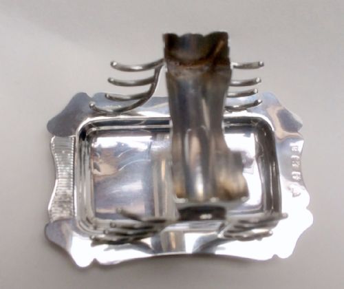 fig 1. An extremely rare Victorian silver table vesta.