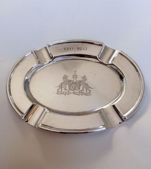A Rare George V Silver 'Salter's' Cigar Ashtray.