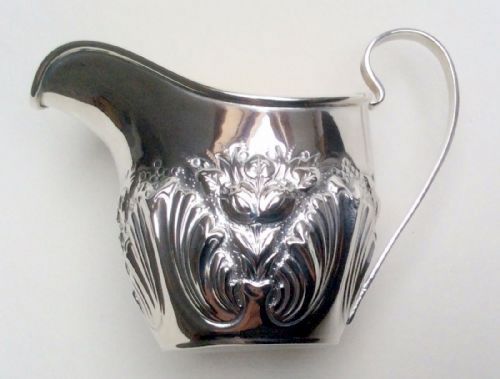 A Charming Victorian Small Silver Cream Jug.