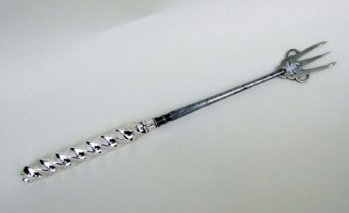 An Unusual Victorian Silver Handled Toasting Fork.