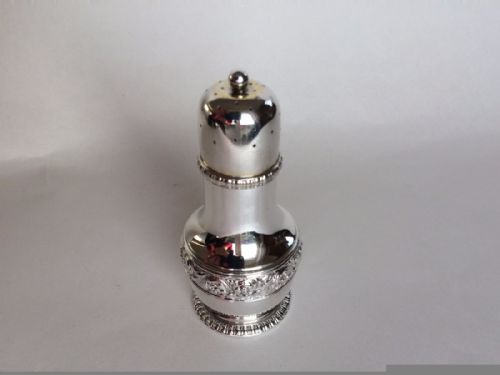 fig 1. A fabulous Tiffany & Co. large silver pepper pot.
