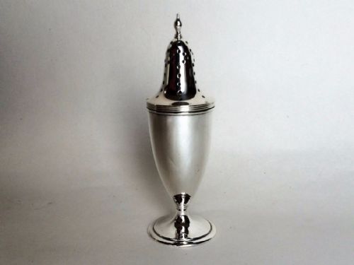 A 19th Century Tiffany Small Silver Pepperette.
