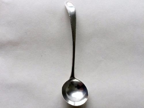 A Charming Hester Bateman Silver Condiment Ladle
