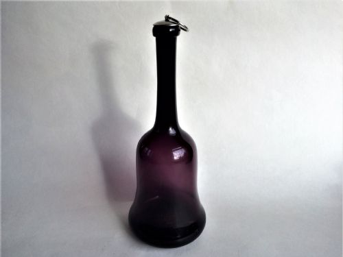 A Rare Victorian Amethyst Liqueur Decanter with Silver Plated Cork Stopper.