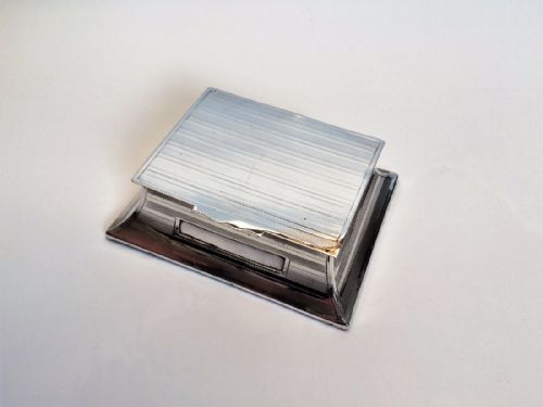 fig 1. A wonderful small Edwardian silver cuff links box by Samson Morden.