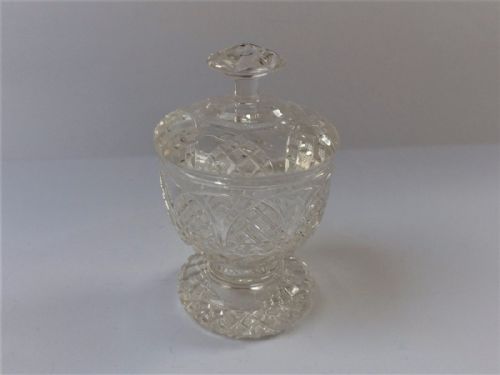 A Superb Regency Cut Glass Bonboniere.
