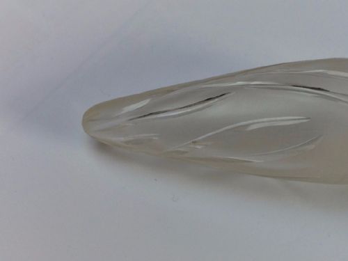 fig 1. A most unusual silver mounted icicle scent bottle.