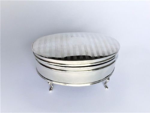 A Charming George V Silver Trinket Box.