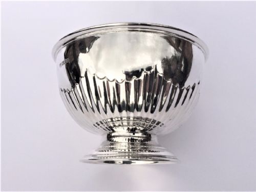 A Delightful Edwardian Small Silver Rosebowl.
