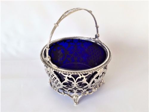 A Delightful George V Pierced Silver Basket.