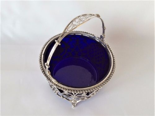 fig 1. A delightful George V pierced silver basket.