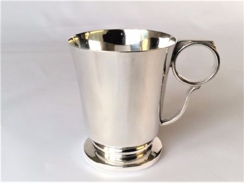 An Excellent Quality Silver Christening Mug with Jubilee Hallmark.