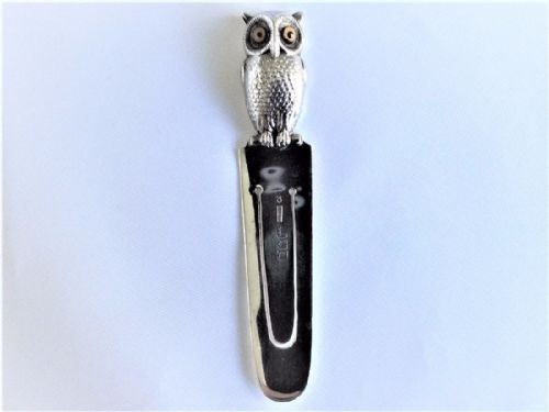 A Fabulous Samson Morden Silver Owl Bookmark