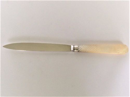 fig 1. A Georgian lady's silver letter opener.