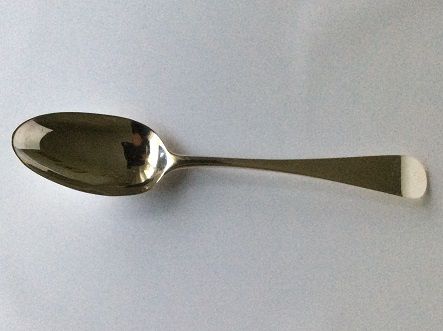 A Fine George II Silver Serving Spoon.