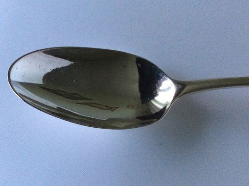 fig 1. A fine George II silver serving spoon.
