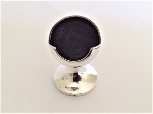 An Unusual Silver Fob Watch Stand.