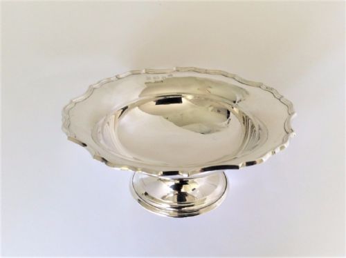 fig 1. An attractive pedestal silver dish.