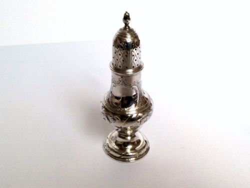 A Rare 18th Century Silver Caster.