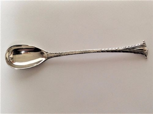 A Victorian Onlsow Pattern Duty Dodge Silver Mustard Spoon.