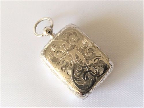 fig 1. An unusual Victorian silver sovereign case.