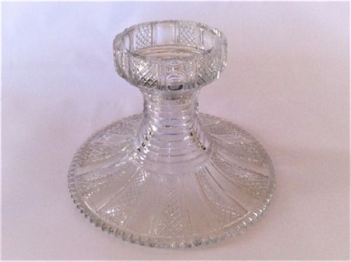 A Fabulous Georgian Cut Glass Pineapple Stand.