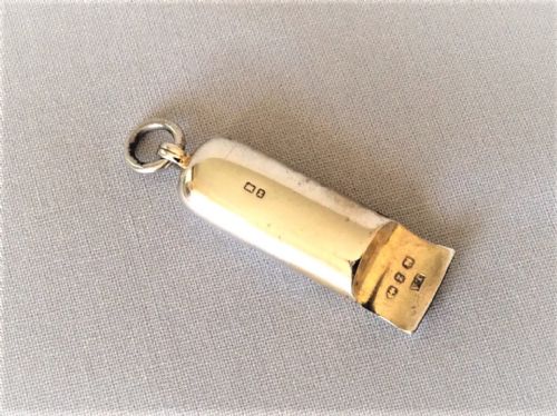 fig 1. A fine Victorian silver dog whistle.