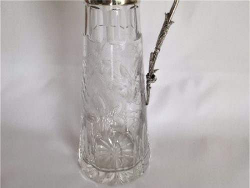 fig 1. A fabulous Victorian silver plated claret jug.