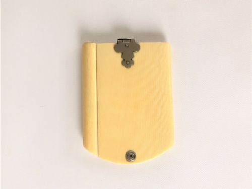 fig 1. A Victorian silver & ivory aide memoire.