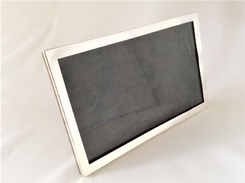 fig 1. A large landscape format silver photo frame.