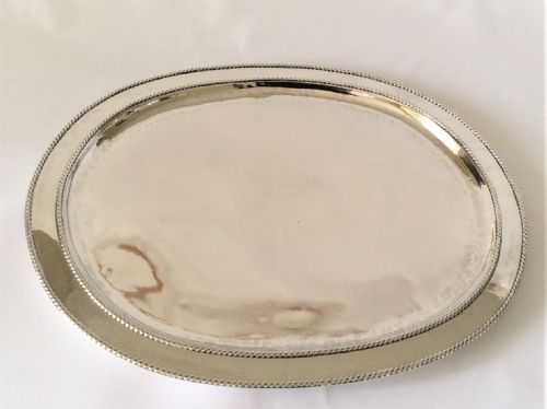 fig 1. A fabulous Arts & Crafts large silver salver.