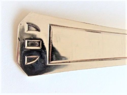 fig 1. A stunning Art Deco German silver soup ladle