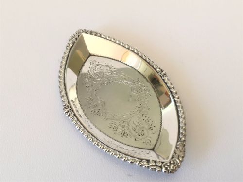 A Quality Edwardian Silver Trinket Tray.