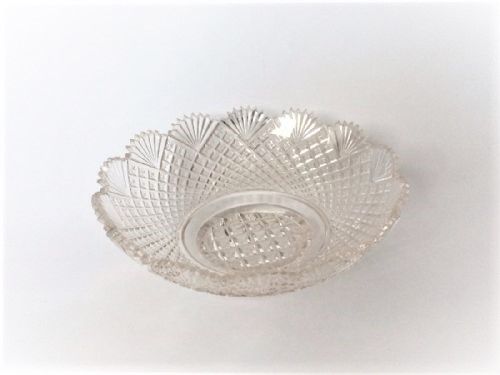 fig 1. A fabulous Georgian style cut glass bowl.