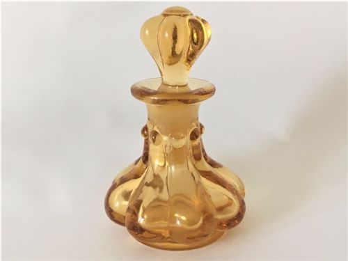 A French 19th Century Amber Scent Bottle.
