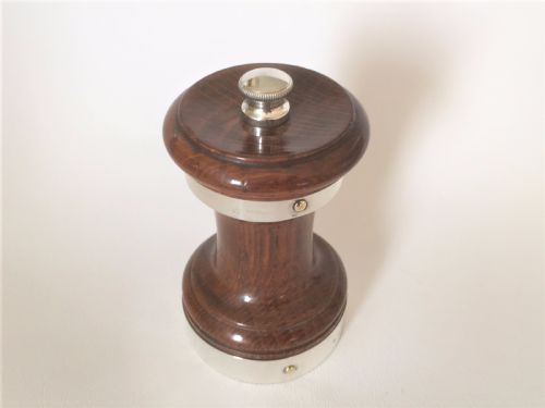 fig 1. An Edwardian silver mounted pepper grinder