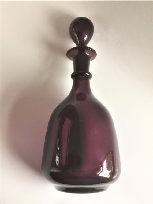 A Gorgeous Early Victorian Amethyst Decanter