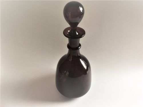 fig 1. A gorgeous early Victorian amethyst decanter